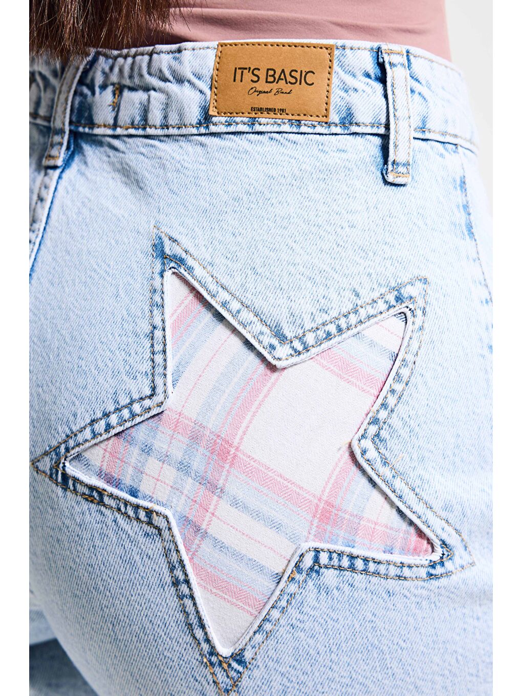 Mavi Kadın Ice 4s6-3 Straight Fit Cep Yıldız Detaylı Özel Tasarım Denim Jean-3