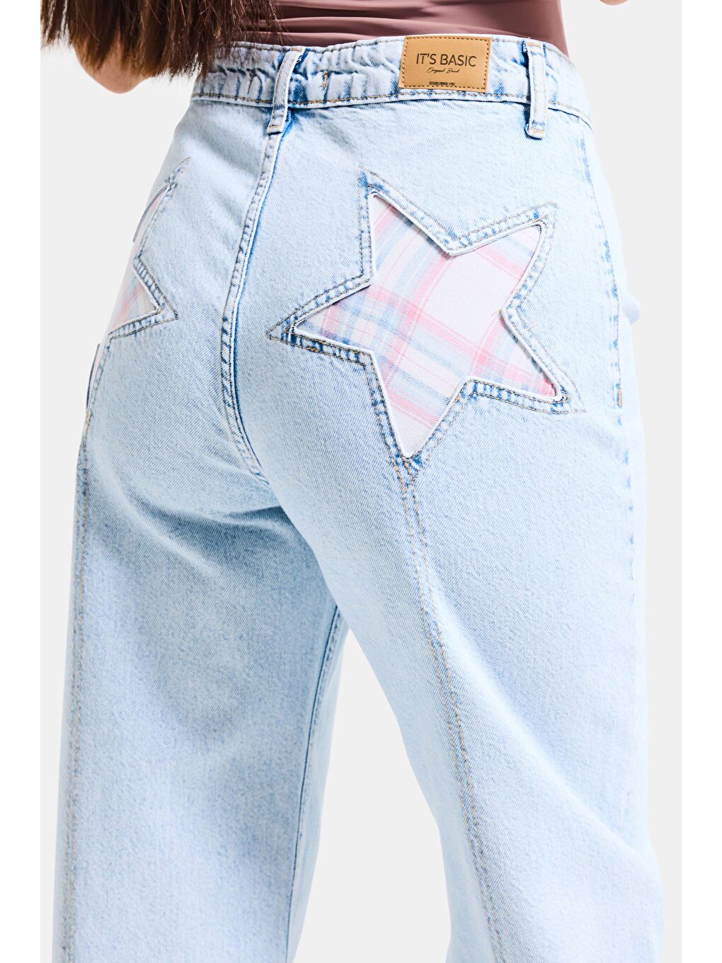 Mavi Kadın Ice 4s6-3 Straight Fit Cep Yıldız Detaylı Özel Tasarım Denim Jean-6