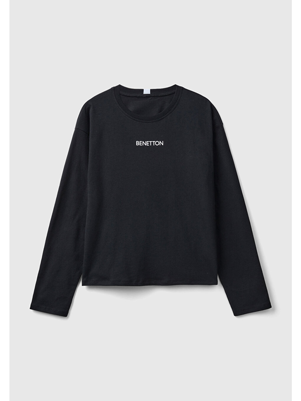 Kadın Siyah Slogan Baskılı Sweatshirt-2