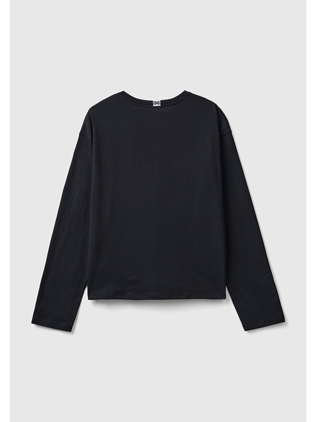 Kadın Siyah Slogan Baskılı Sweatshirt-3