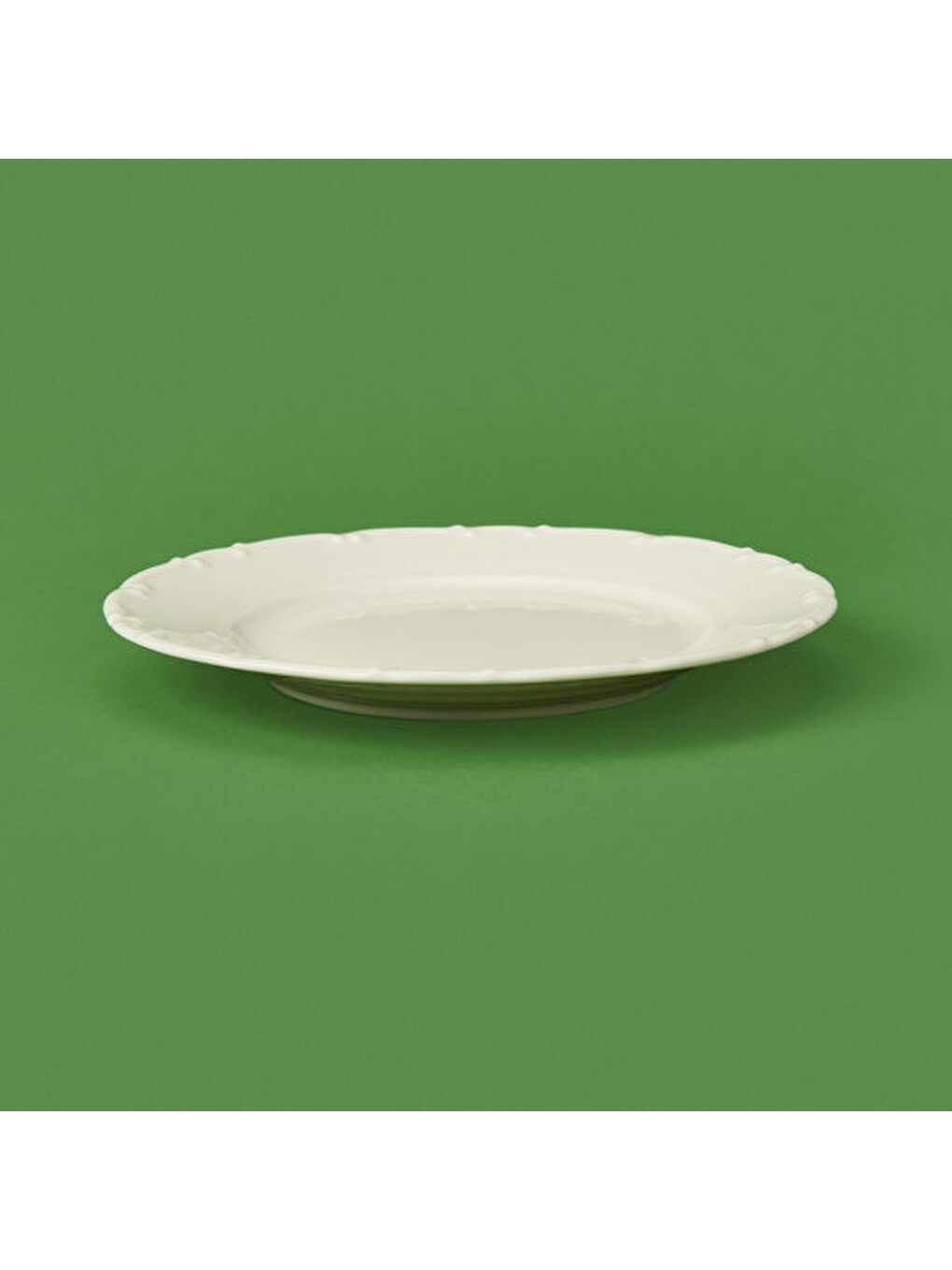 Ekru Liana Tatlı Tabağı - Krem - 19 cm-1