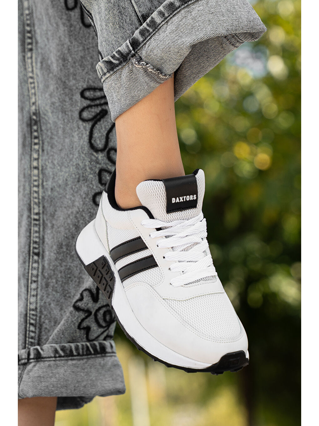 Beyaz Günlük Ortopedik Kadın Sneaker Spor Ayakkabı-2