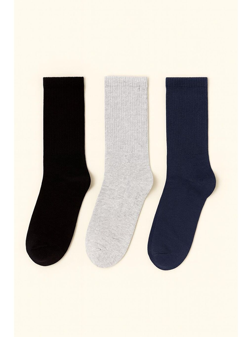 Karışık Unisex 3'Lü Soket Çorap