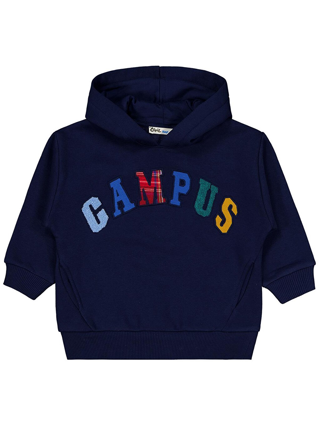 Erkek Çocuk Campus Nakışlı 2-5 Yaş Sweatshirt - Lacivert