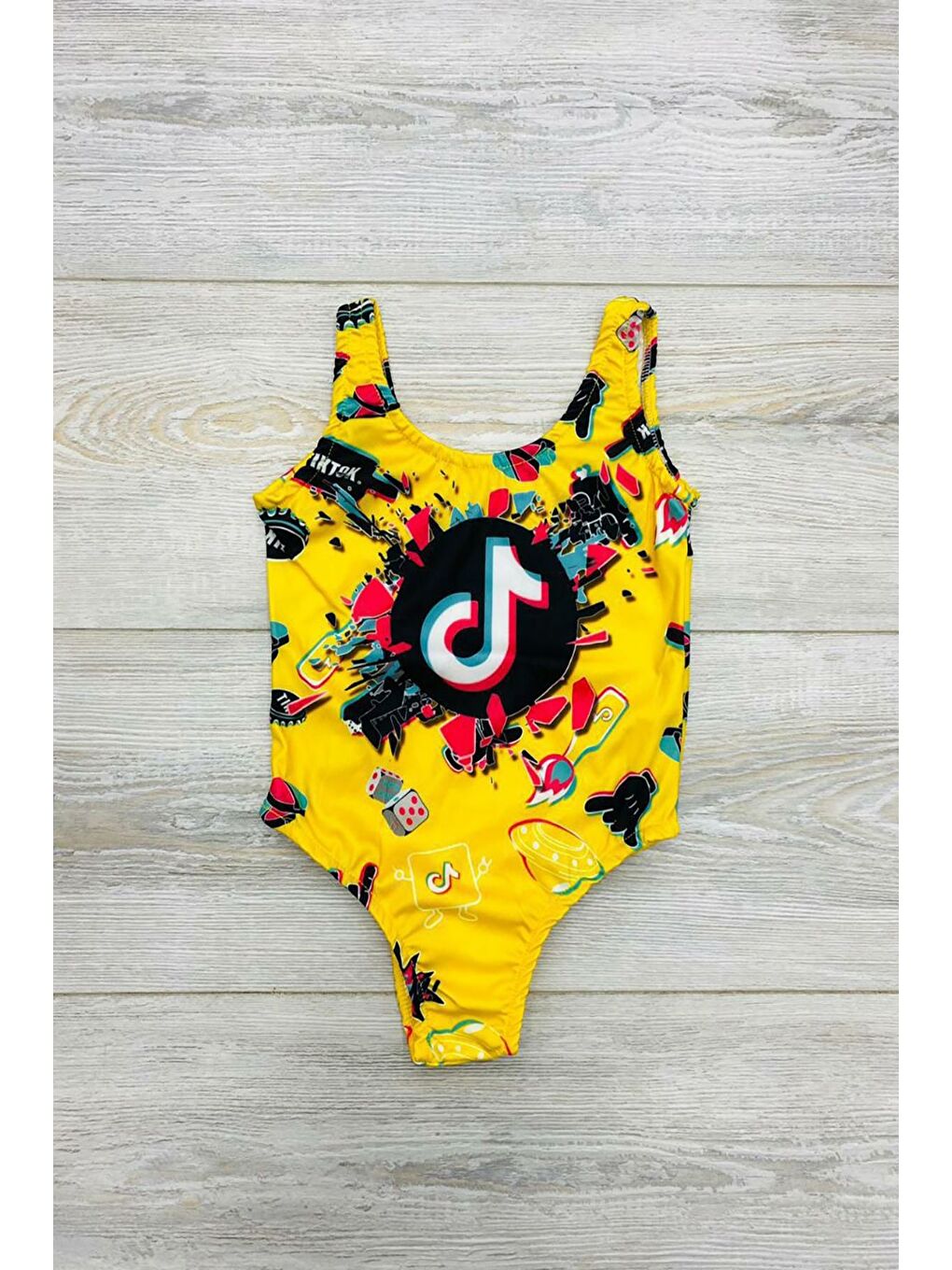 Karışık Trend Kız Çocuk Deniz Havuz Mayo