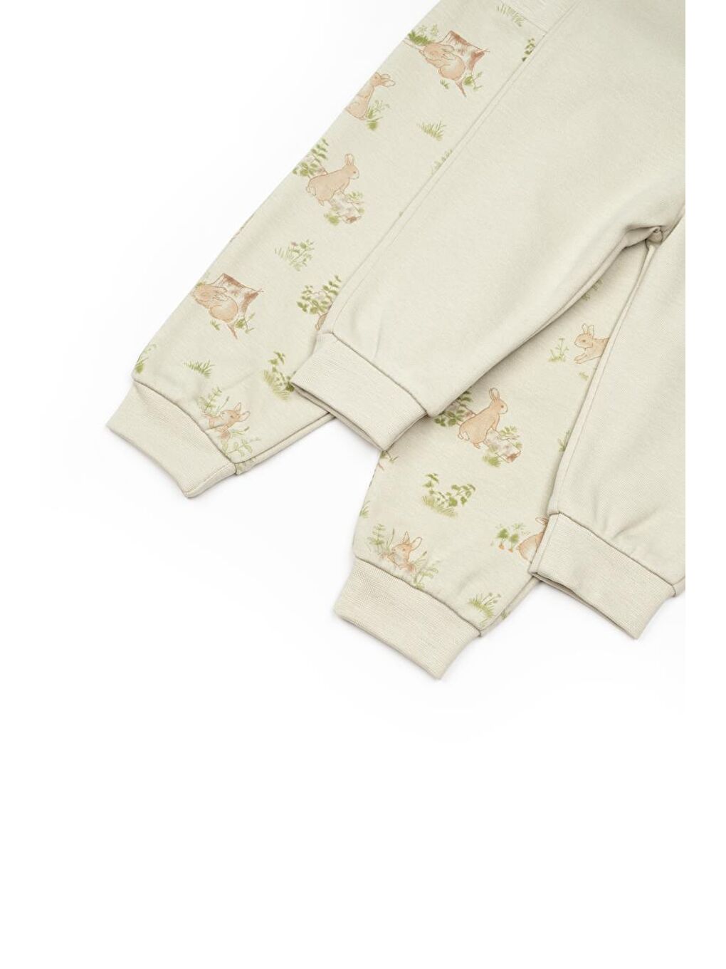 Ekru Bebek 2li Pantolon %100 Organik Pamuk, Bebek ve Yenidoğan Serisi - CSY5630-7