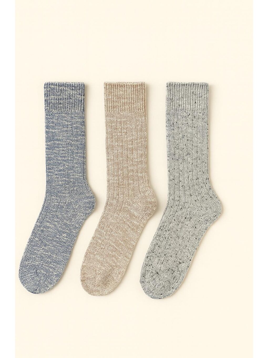 Karışık Unisex 3'Lü Soket Çorap