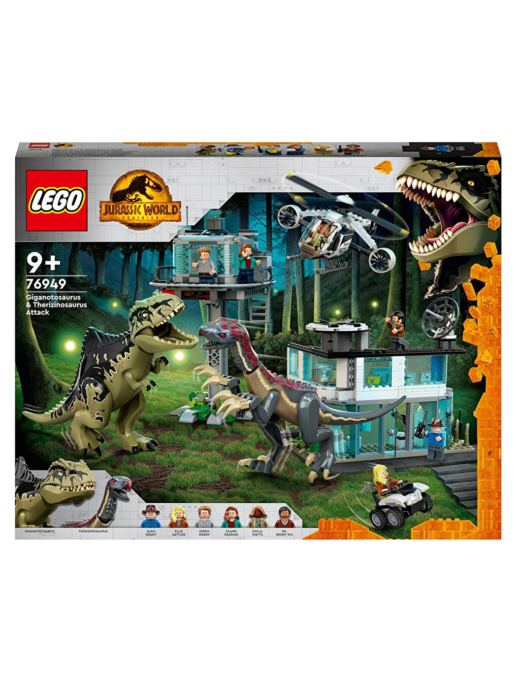 Lego Jurassic Giganotosaurus ve Therizinosaurus Saldırı 76949