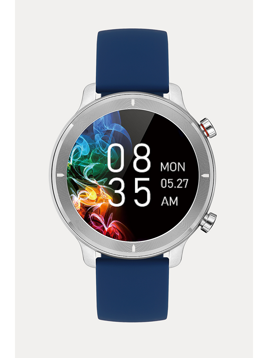 Çift Kordonlu Unisex Lacivert Akıllı Kol Saati