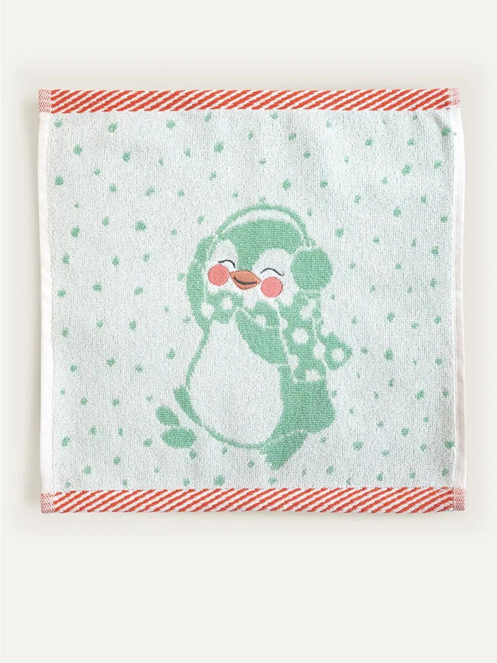 Yeşil Pingu Green %100 Organik Pamuk El Havlusu 30 x 30 cm
