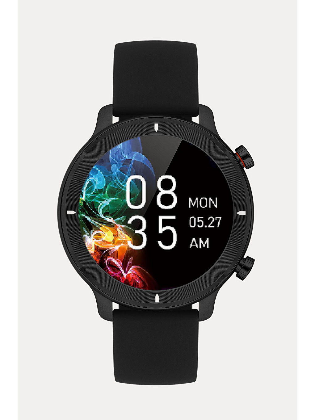 Çift Kordonlu Unisex Siyah Akıllı Kol Saati