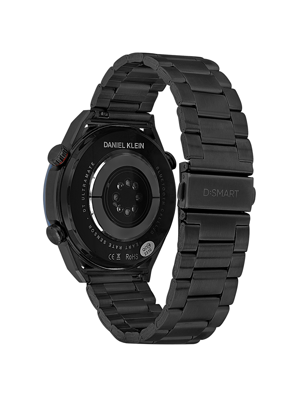 Siyah Çift Kordon Erkek Akıllı Kol Saati-3