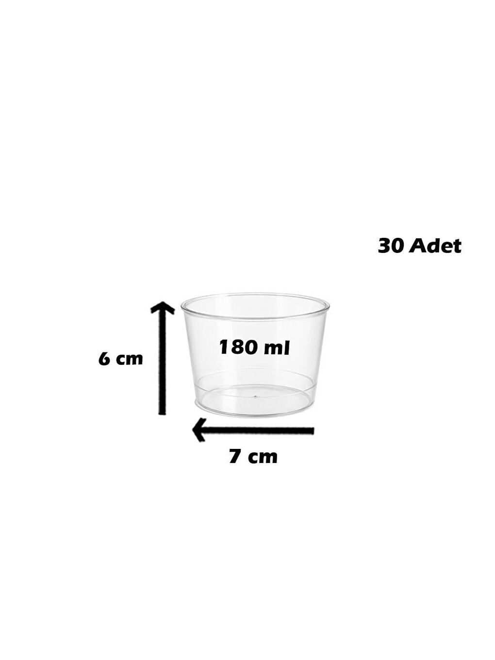Renksiz Silindir Kap 180 Ml.-2
