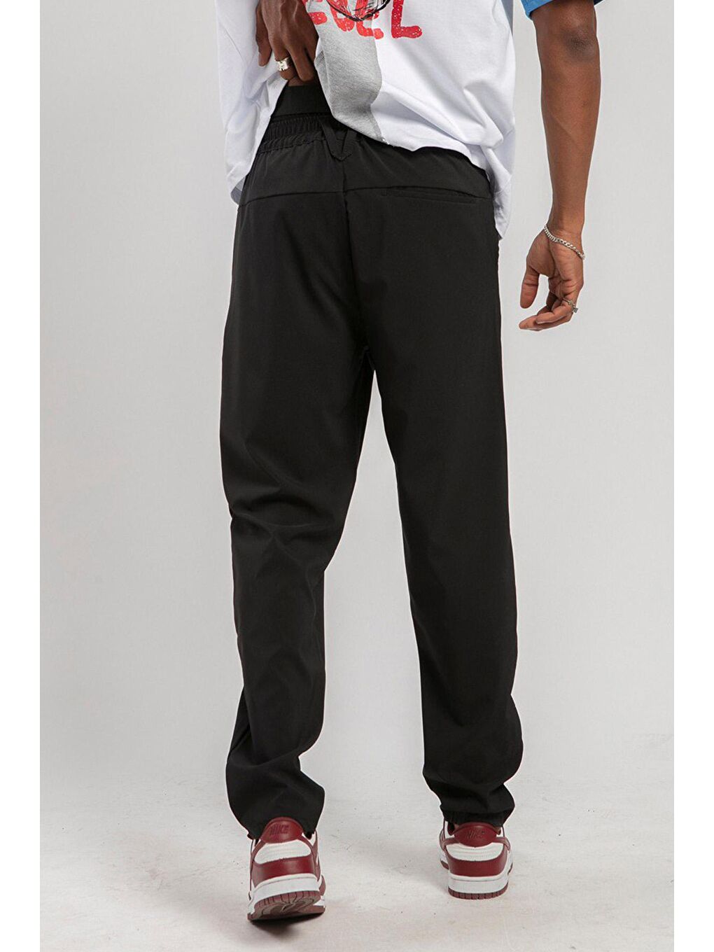 Siyah Pens Detaylı Boru Paça Erkek Pantolon 3YXE5-47569-02-1