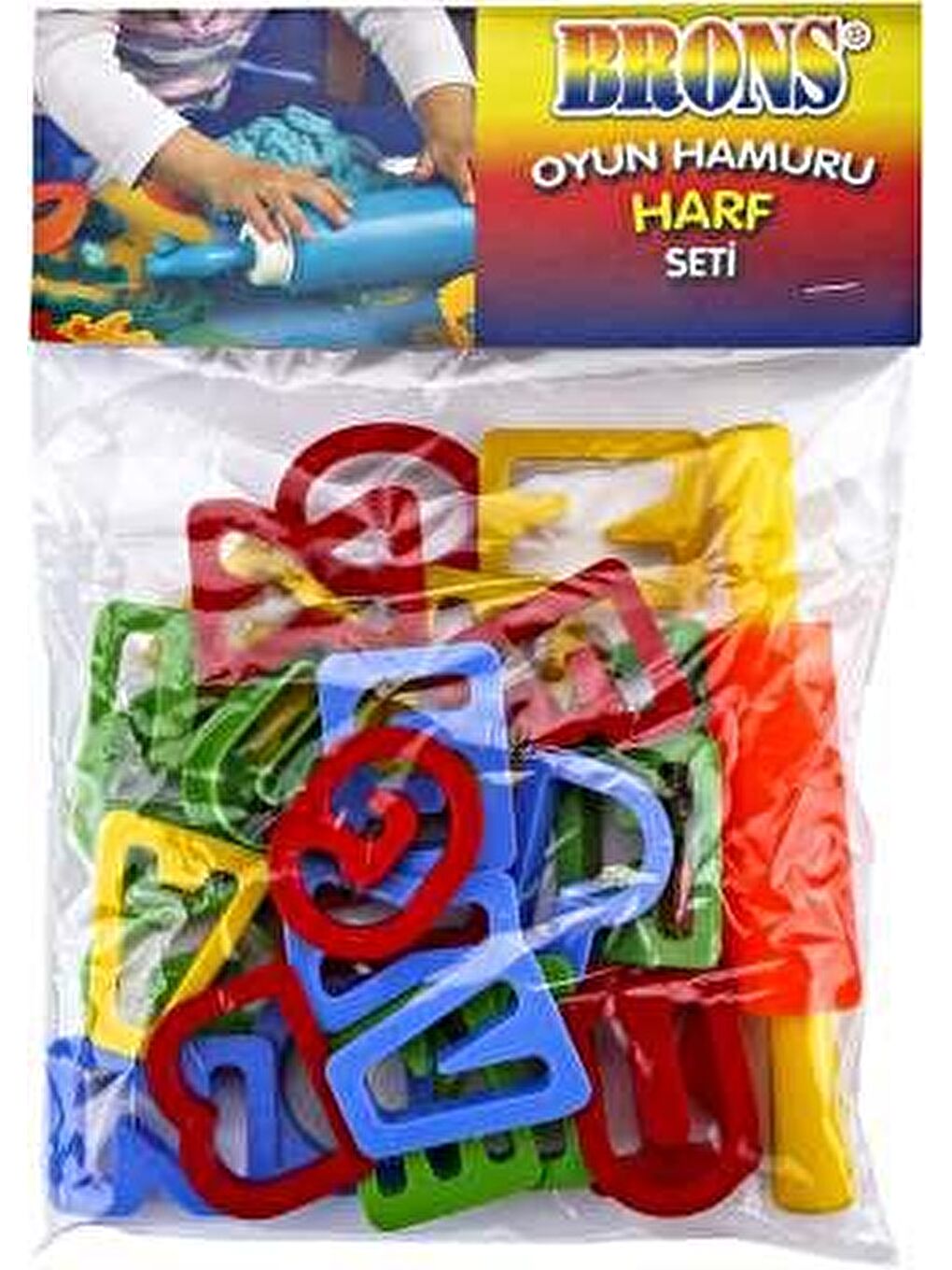 Oyun Hamuru Harfli Kalıp Seti BR-473-1