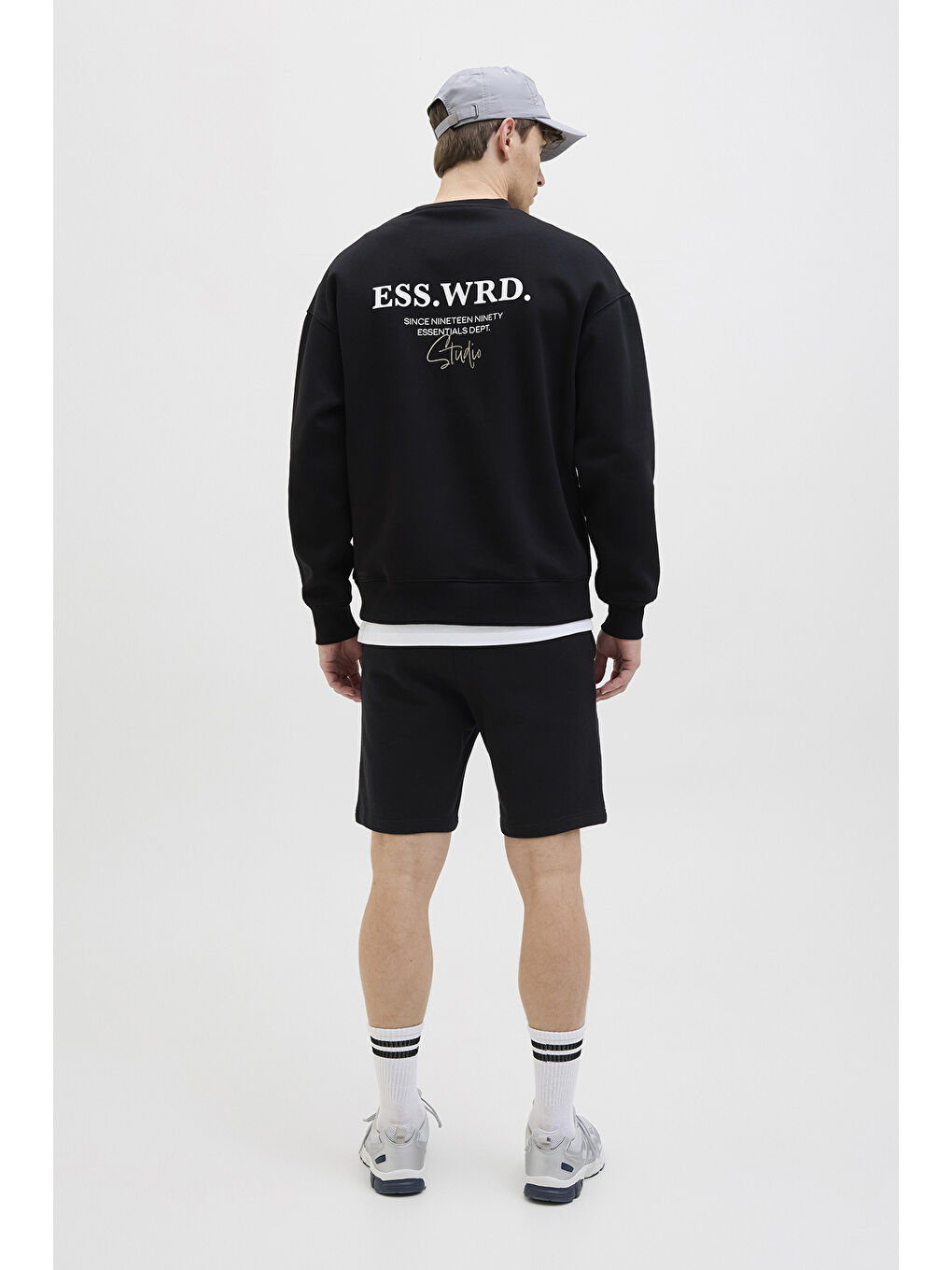 Siyah Pants Stüdio Jpstgordon Pamuklu Regular Fit Normal Bel Short 12268770-3