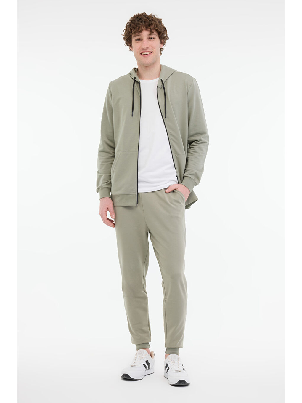 MB JG 22SN226 5FX Haki Erkek Eşofman Altı-2