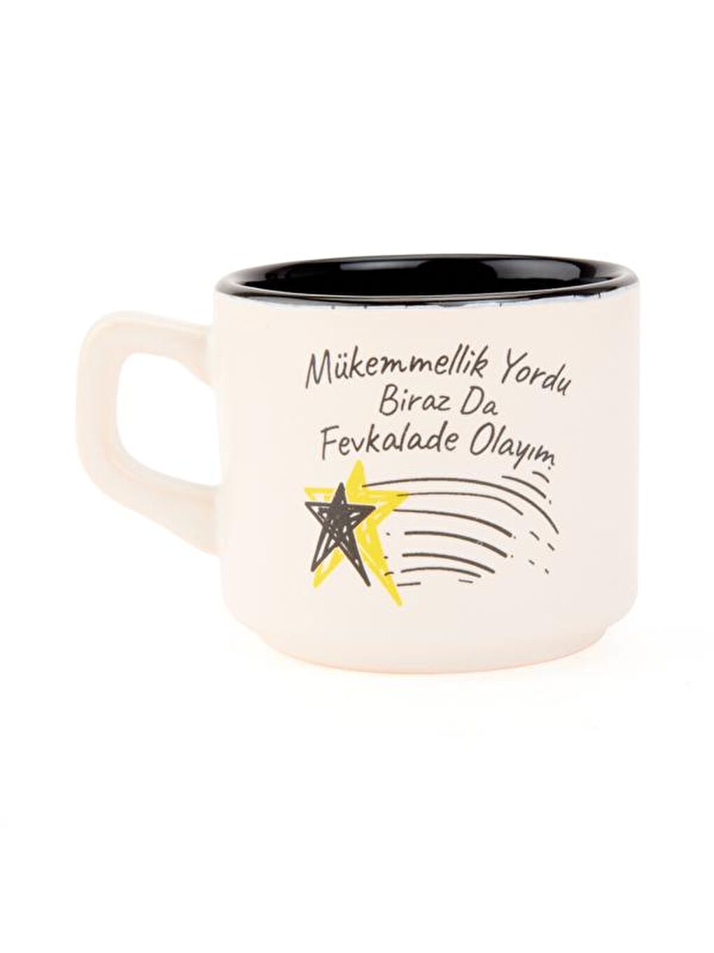 Karışık Mükemmellik Yordu Biraz Da Fevkalade Olayım Sloganlı Venüs Kupa - Renkli - 195 ml-1