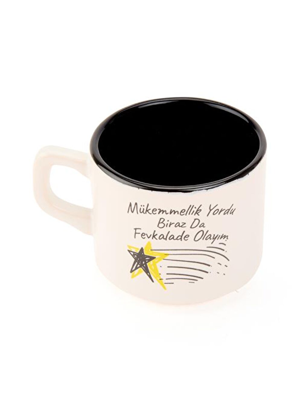 Karışık Mükemmellik Yordu Biraz Da Fevkalade Olayım Sloganlı Venüs Kupa - Renkli - 195 ml-3