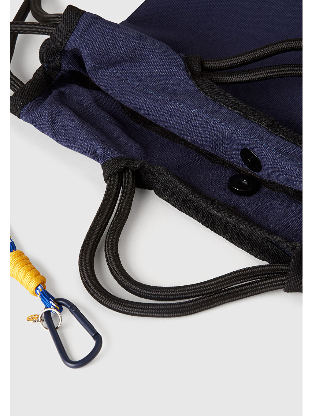 Erkek Lavanta Mavisi Kanvas Büzgülü Sırt Çantası-2