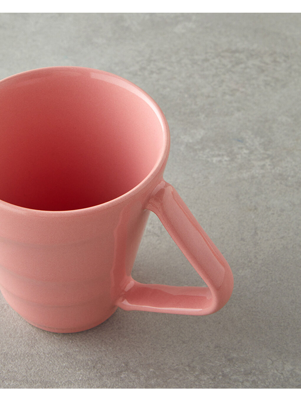 Twisty Seramik Kupa 255 ml Pembe-2