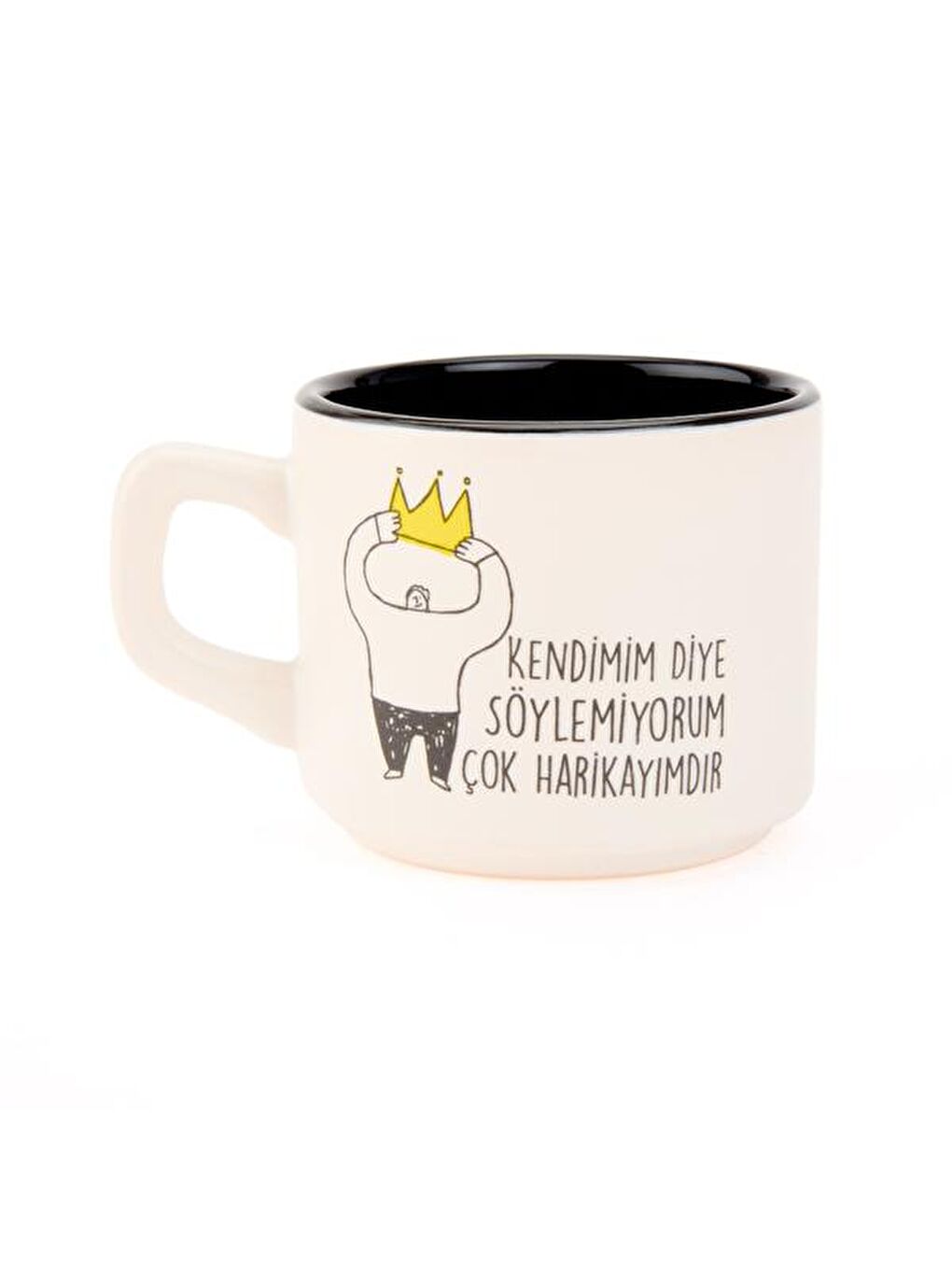 Karışık Kendimim Diye Söylemiyorum Sloganlı Venüs Kupa - Renkli - 195 ml-3