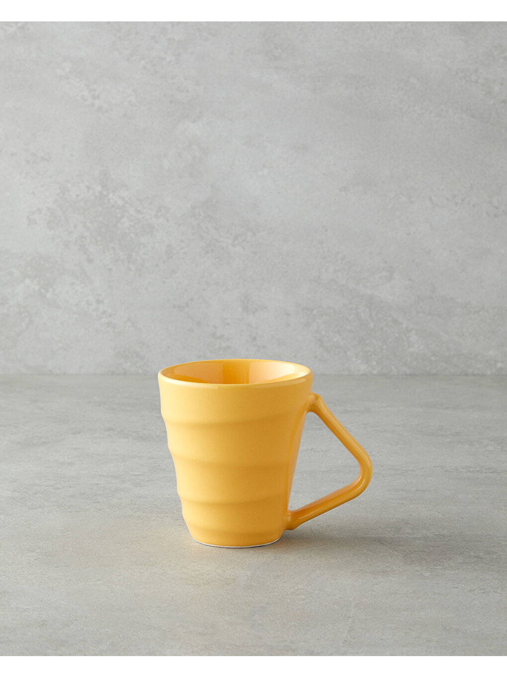 Twisty Seramik Kupa 255 ml Sarı