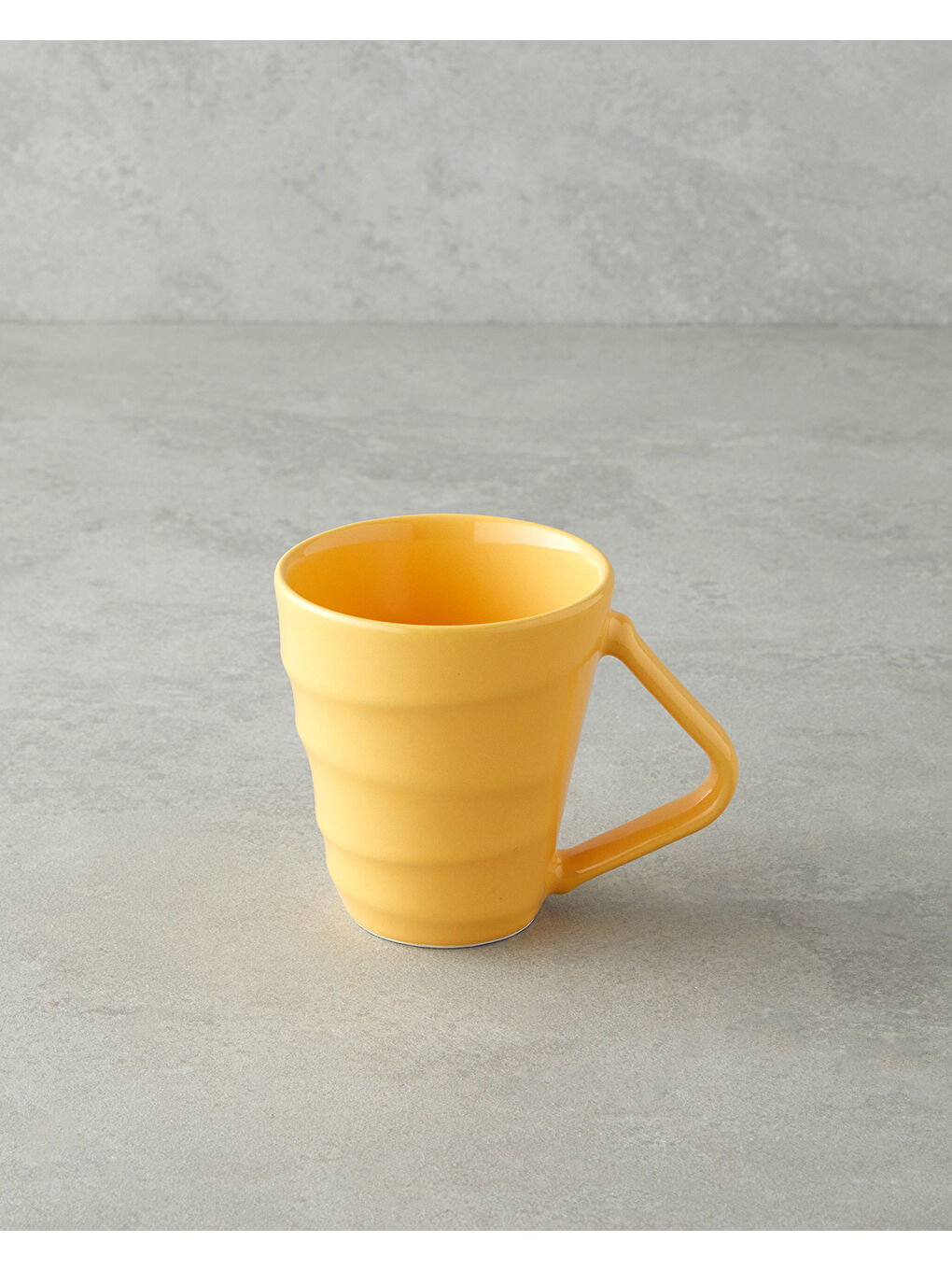 Twisty Seramik Kupa 255 ml Sarı-1