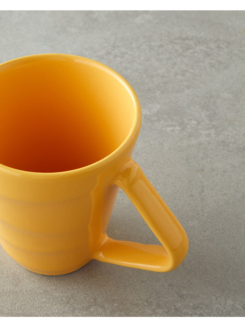 Twisty Seramik Kupa 255 ml Sarı-2