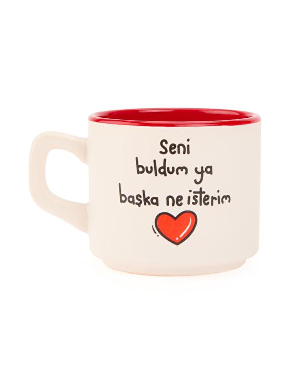 Karışık Seni Buldum Ya Başka Ne İsterim Sloganlı Venüs Kupa - Renkli - 195 ml-2