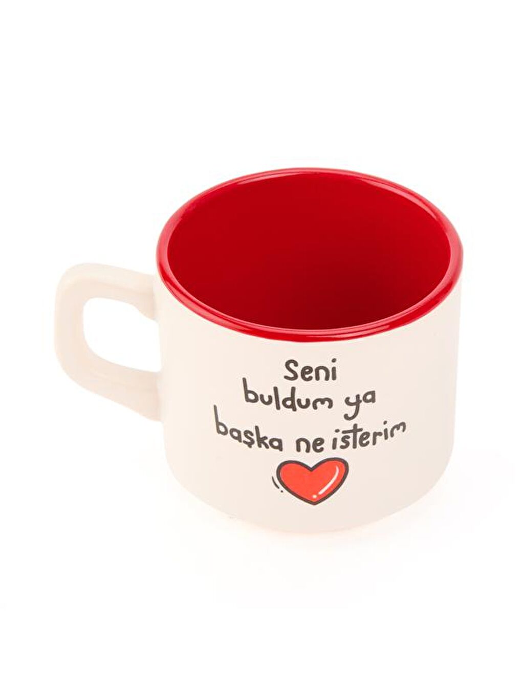 Karışık Seni Buldum Ya Başka Ne İsterim Sloganlı Venüs Kupa - Renkli - 195 ml-3