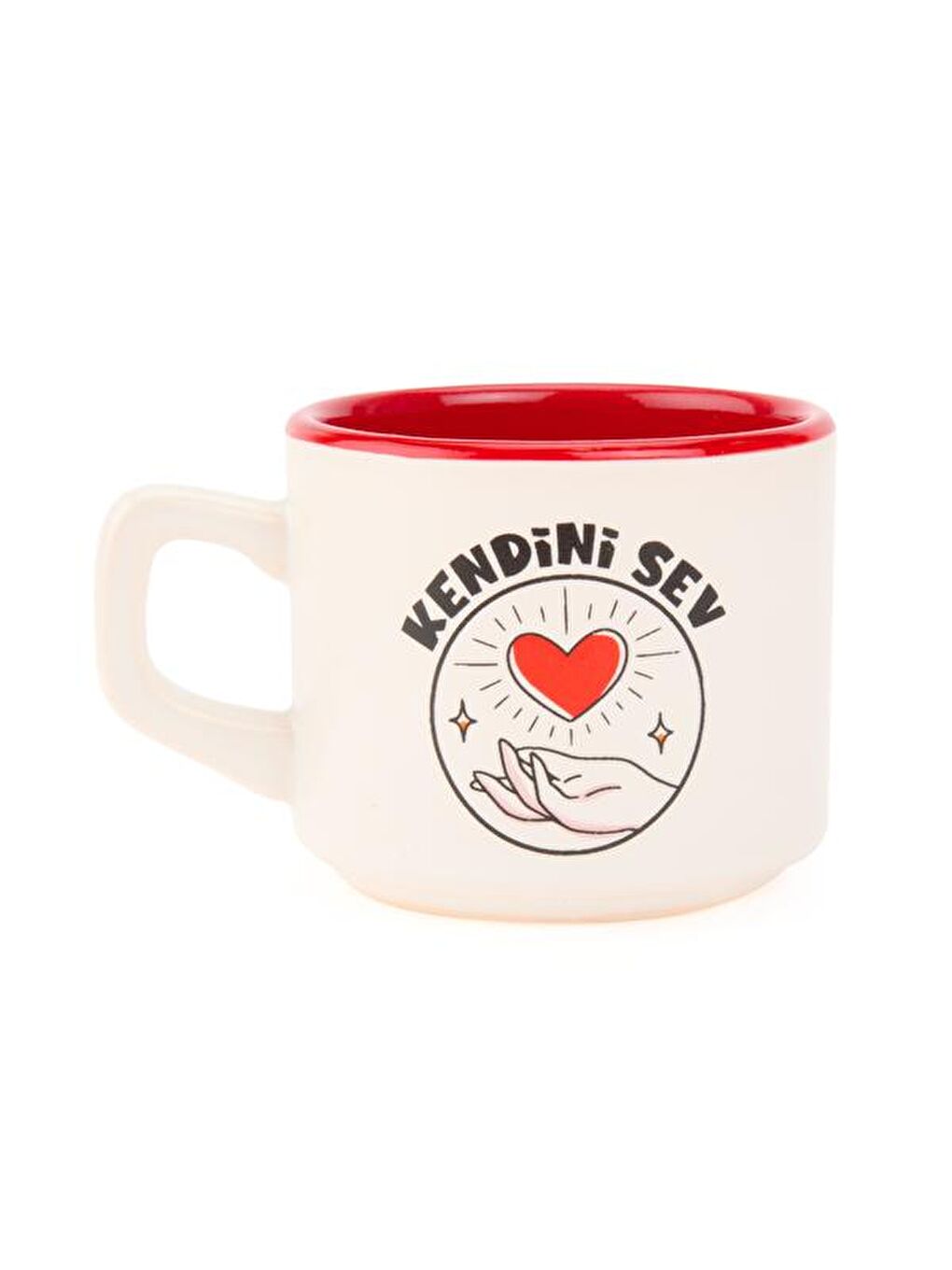 Karışık Kendini Sev Sloganlı Venüs Kupa - Renkli - 195 ml-2