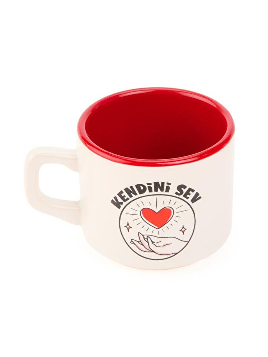 Karışık Kendini Sev Sloganlı Venüs Kupa - Renkli - 195 ml-3