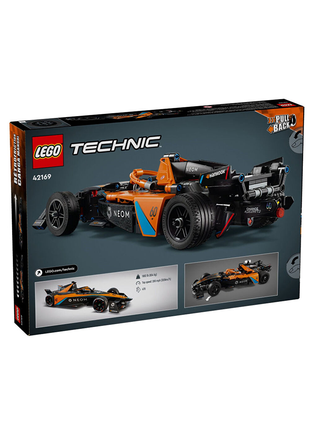 Lego Technic NEOM McLaren Formula E Yarış Arabası 42169 - 3