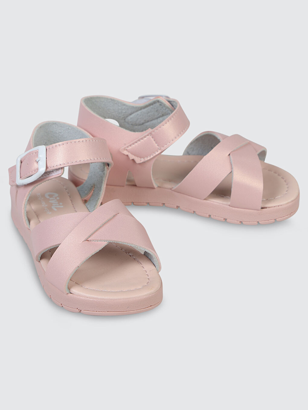 Girls Kız Çocuk Sandalet 31-35 Numara Pembe-1