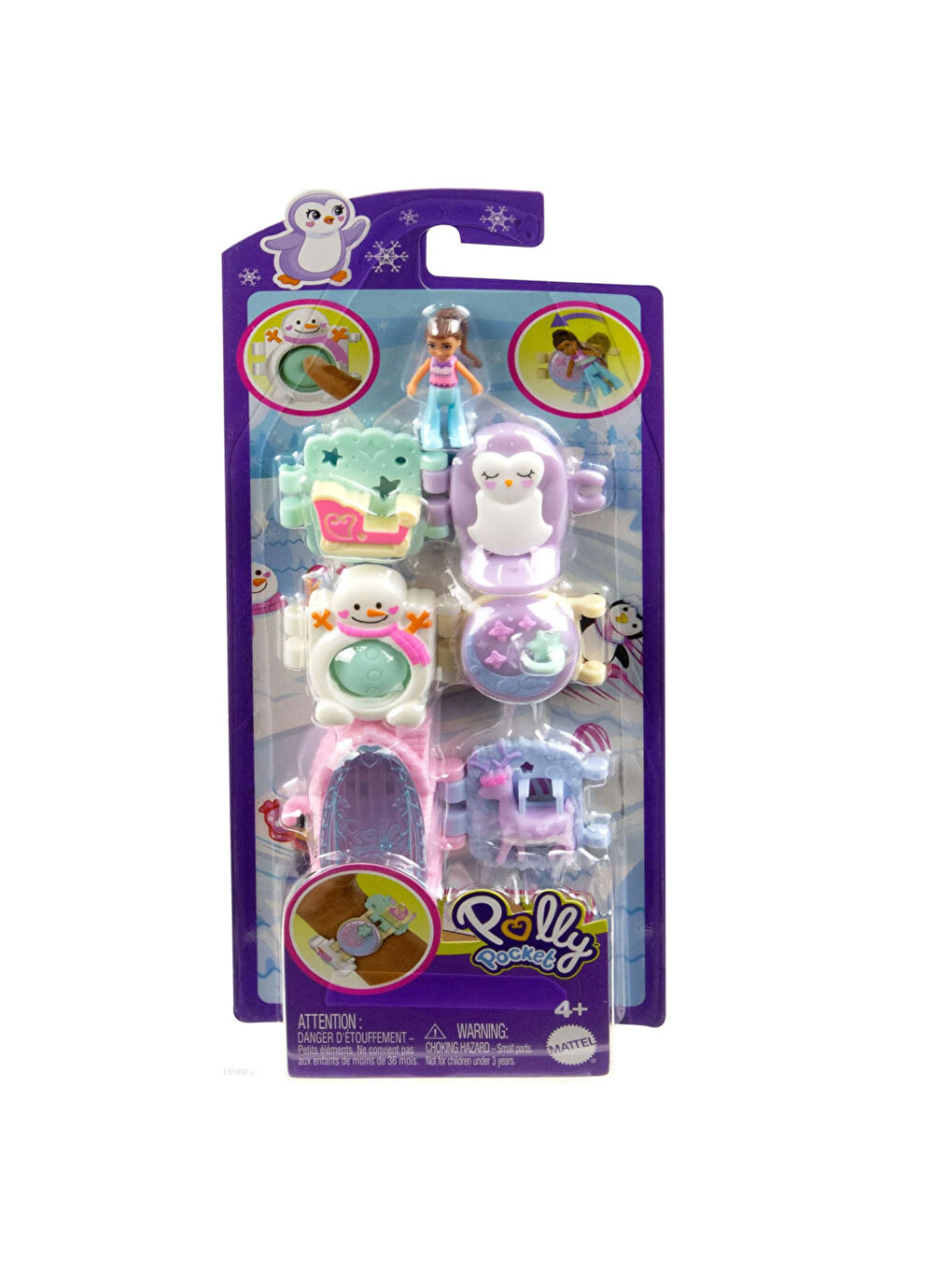 Polly Pocket Renksiz Bileklik Olabilen Sevimli Oyun Setleri HKV67-HRJ80