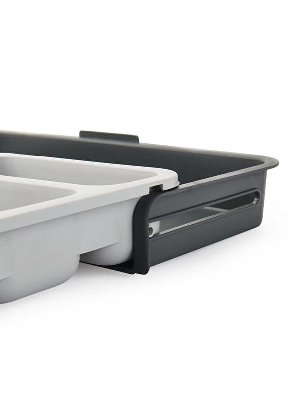 Sürgülü Kaşıklık - Gri - 31x35,5 cm-2