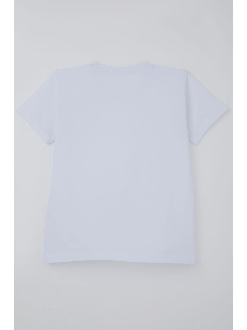 Erkek Çocuk Tişört Basic Beyaz (4-8 Yaş)-3