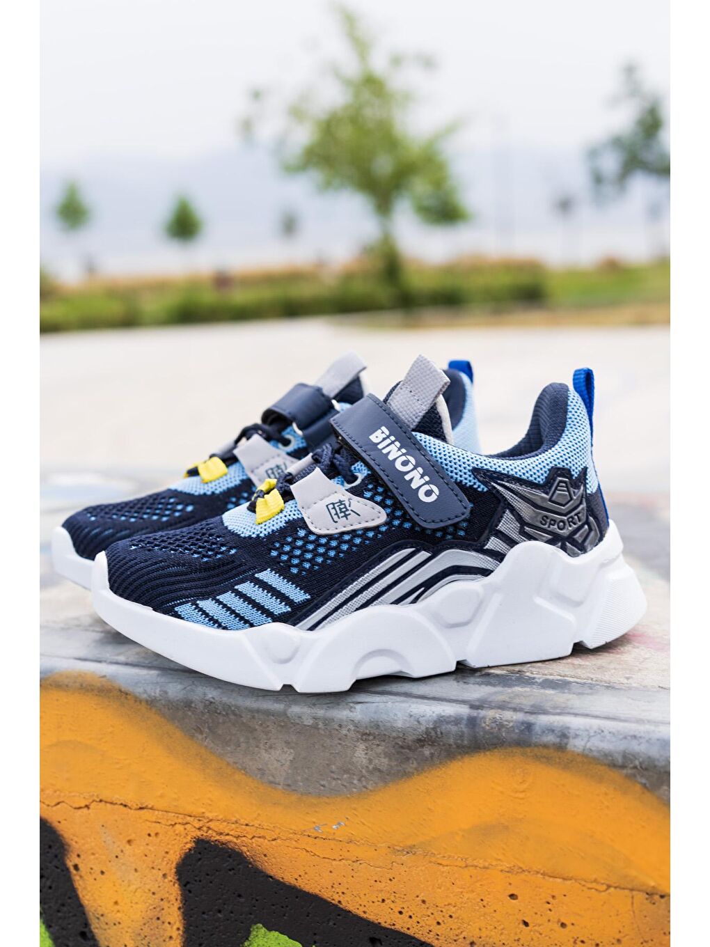 SINDA F 3FX Lacivert Erkek Çocuk Spor Ayakkabı-1