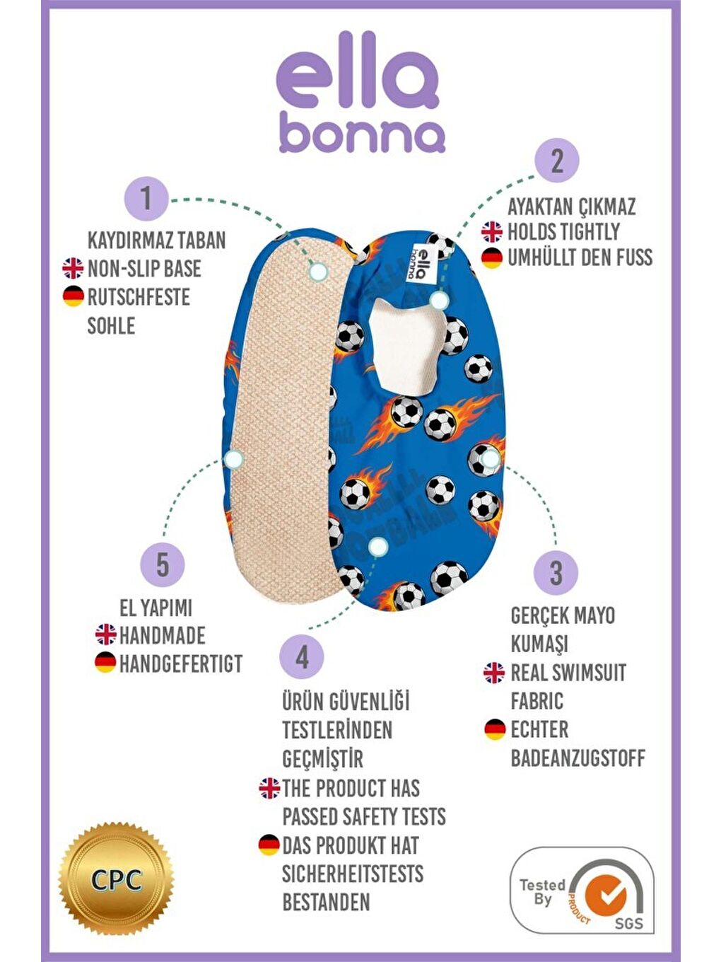 Kırmızı Kaydırmaz Taban, Unisex Bebek, Çocuk Deniz Ayakkabısı, Havuz Patiği, Dinozor-2