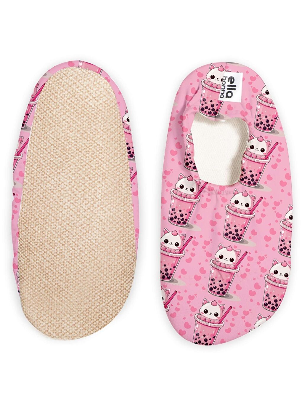 Pembe Kaydırmaz Taban, Unisex Bebek, Çocuk Deniz Ayakkabısı, Havuz Patiği, Dinozor-1