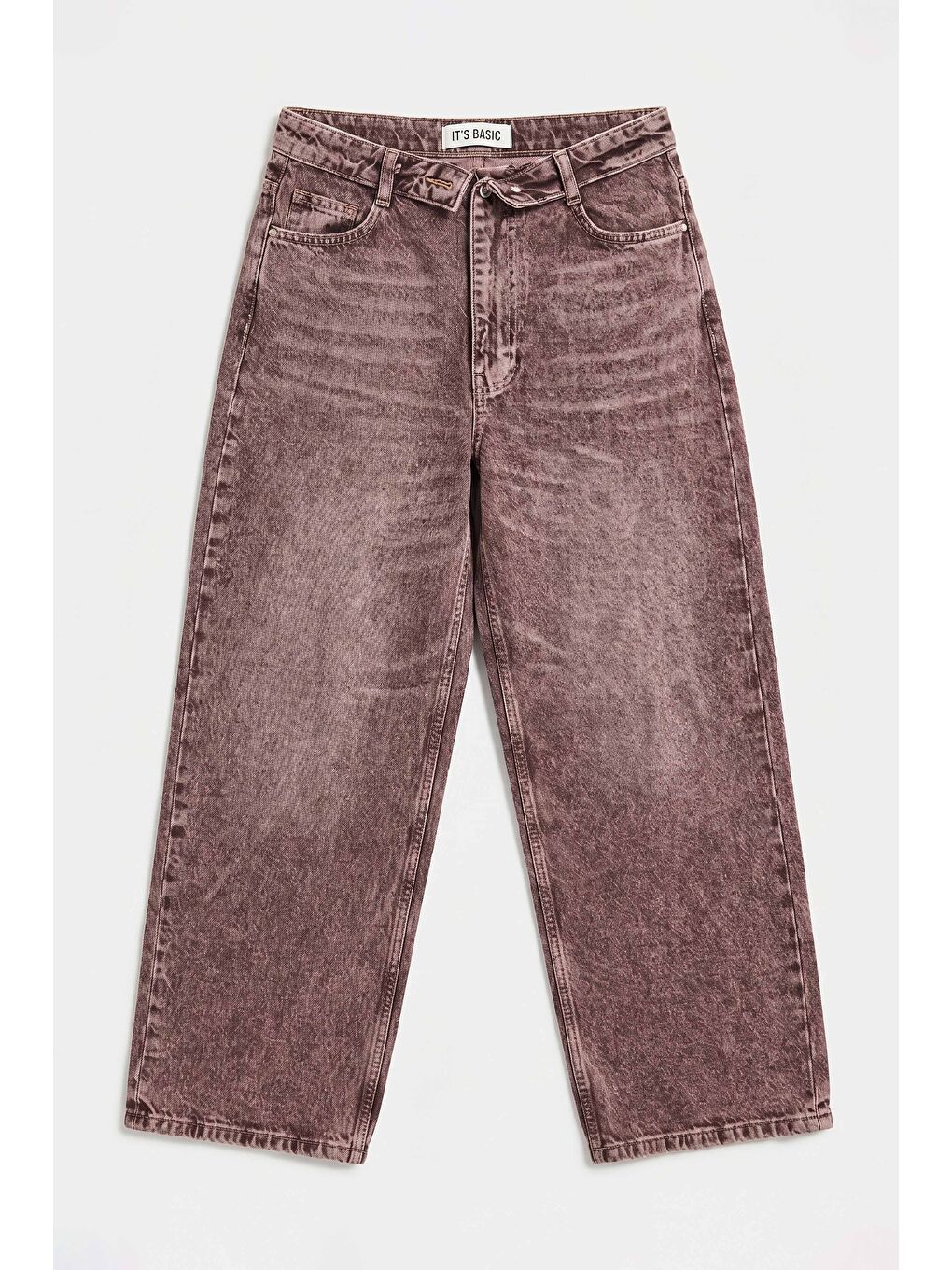 Mavi Kadın Koyu Jean 4s6-157 Straight Fit Kemer Detaylı Özel Tasarım Denim Jean-3