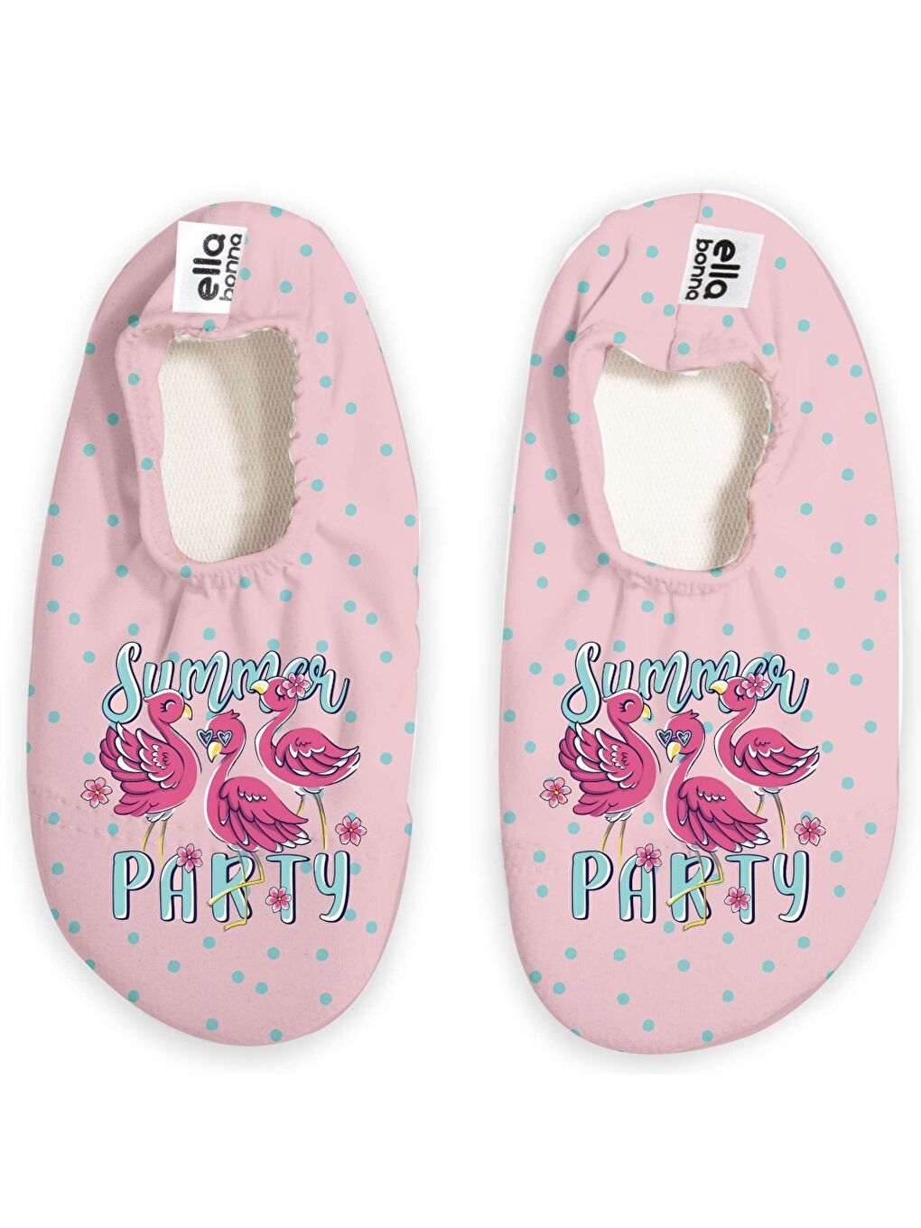 Pembe Kaydırmaz Taban, Unisex Bebek, Çocuk Deniz Ayakkabısı, Havuz Patiği, Dinozor