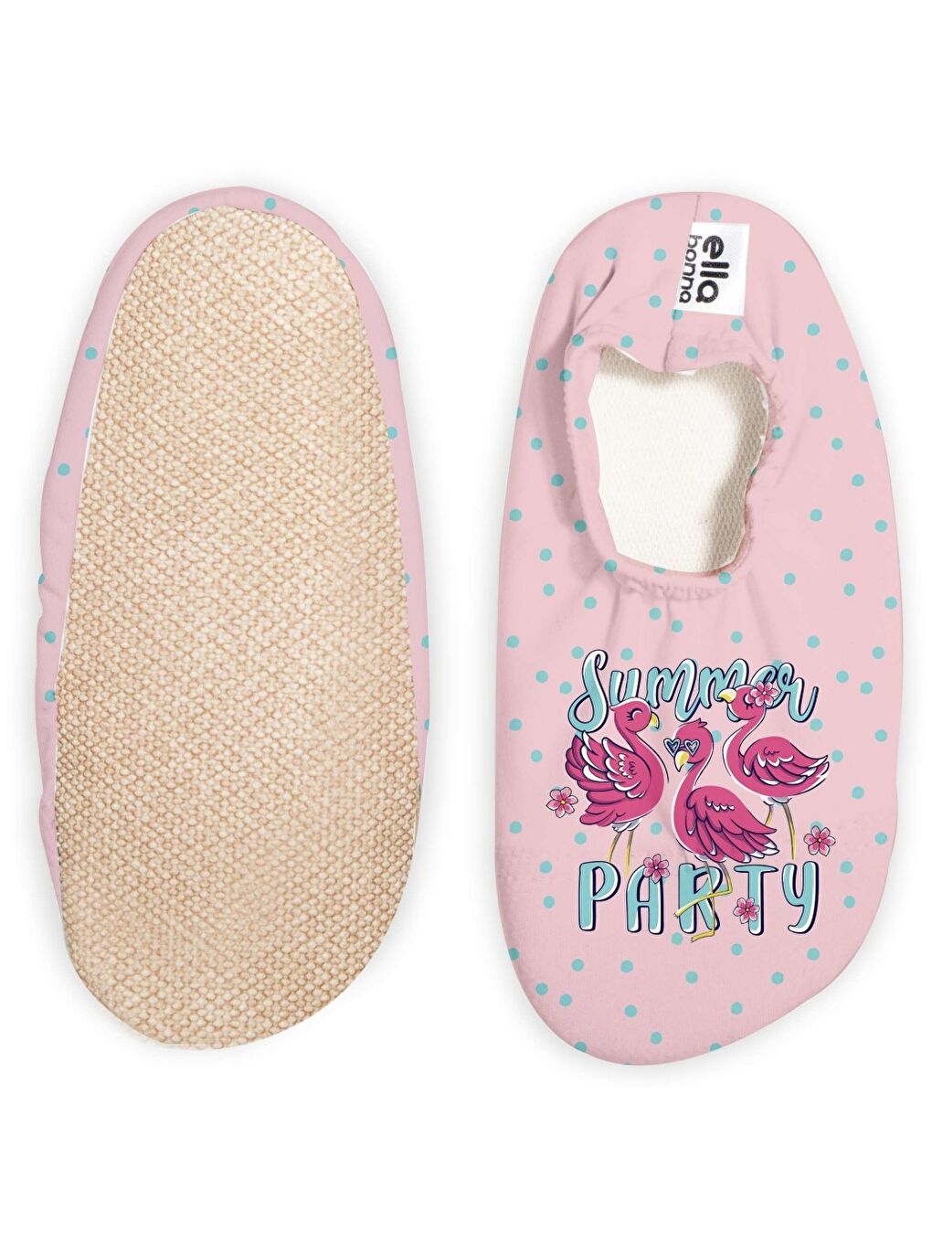 Pembe Kaydırmaz Taban, Unisex Bebek, Çocuk Deniz Ayakkabısı, Havuz Patiği, Dinozor-1