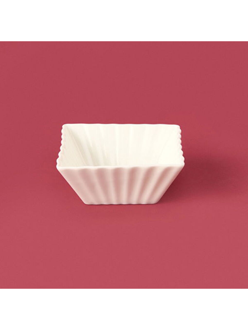 Kare Sütun Sosluk - Beyaz - 7 cm