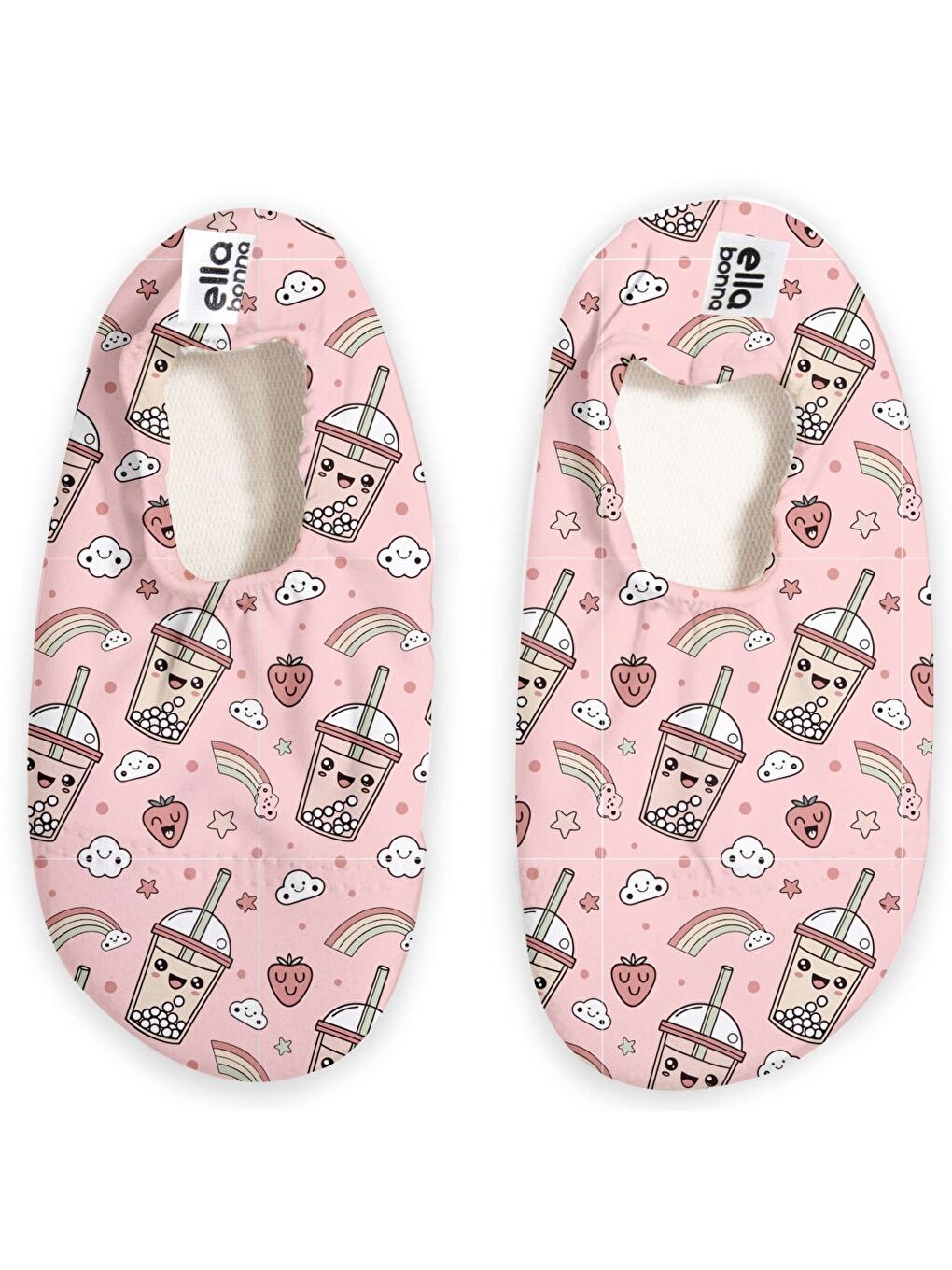 Pembe Kaydırmaz Taban, Unisex Bebek, Çocuk Deniz Ayakkabısı, Havuz Patiği, Dinozor