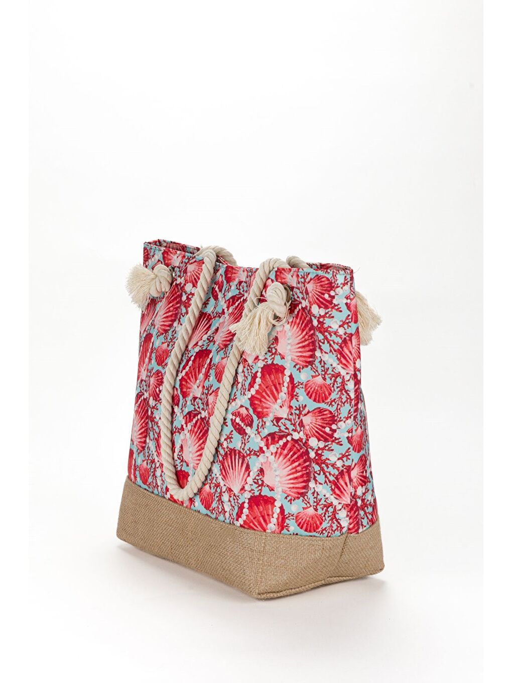 Pembe Kadın Plaj Çantası-3