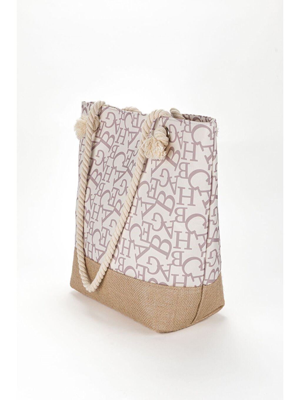 Bej Kadın Plaj Çantası-2