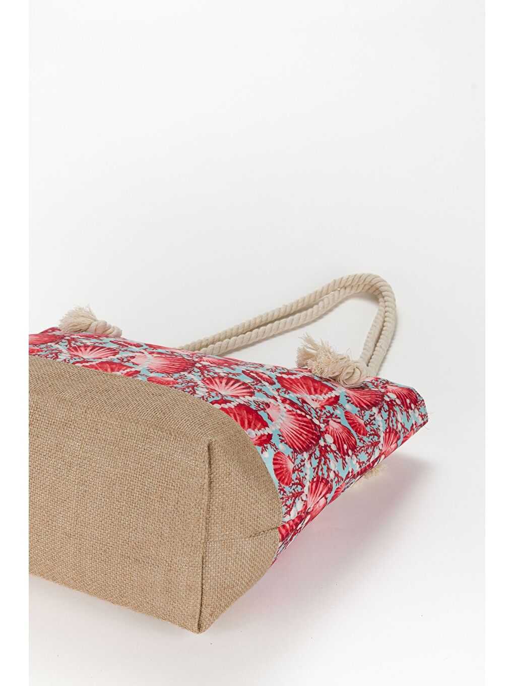 Pembe Kadın Plaj Çantası-4