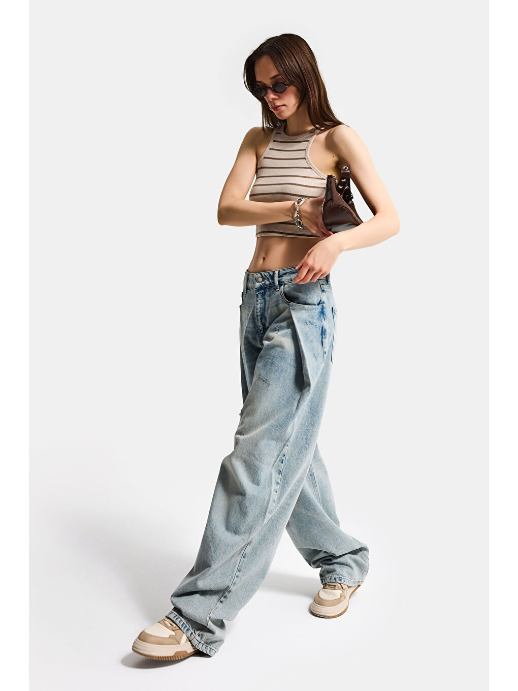 Mavi Kadın T.Kot Rengi 12s6-65 Loose Fit Bol Kesim Özel Tasarım Denim Jean-3